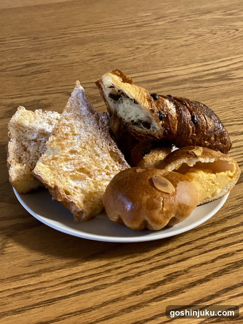 Assorted Pastries on a Plate