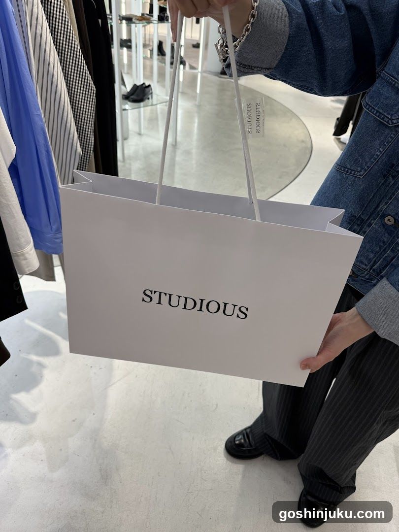 Shopping Bag with Brand Logo
