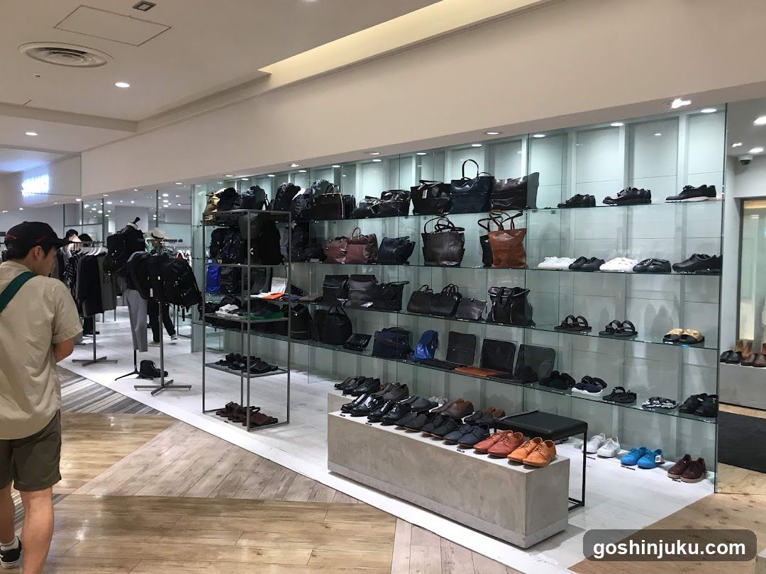 Luxury Footwear and Handbag Display