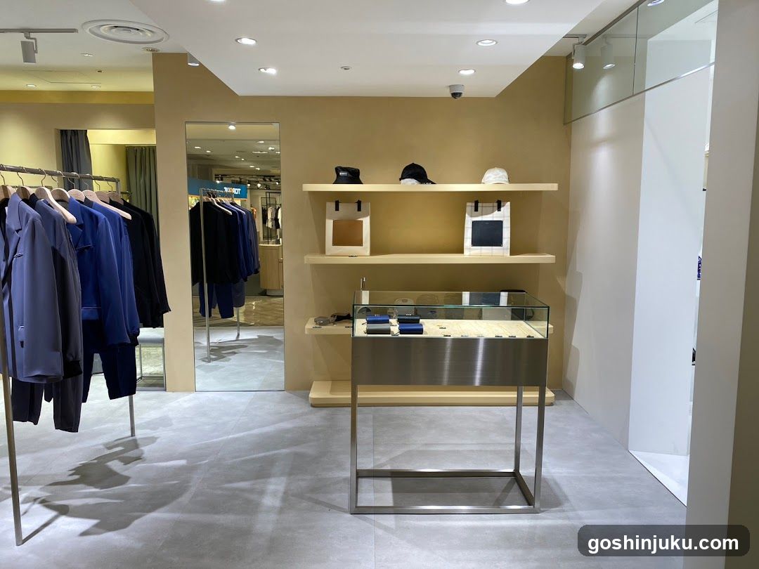 Clothing Store Interior Display