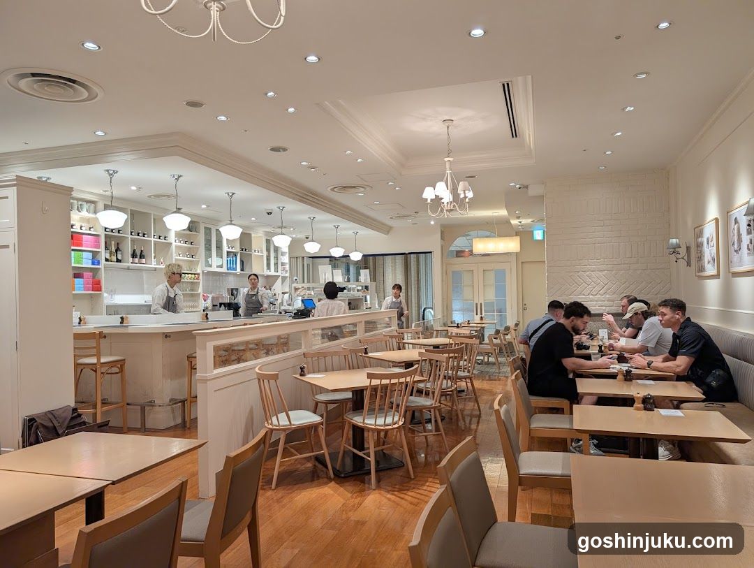 Interior of a cozy café or restaurant