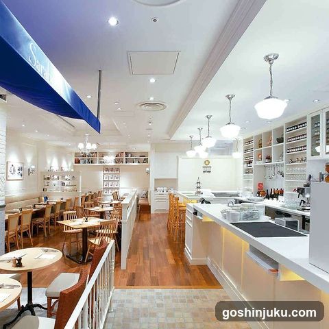 Interior of a modern cafe or restaurant