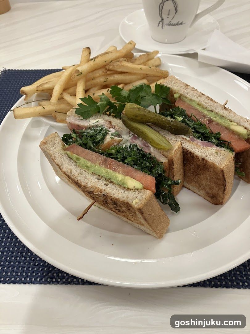 Club Sandwich with Fries
