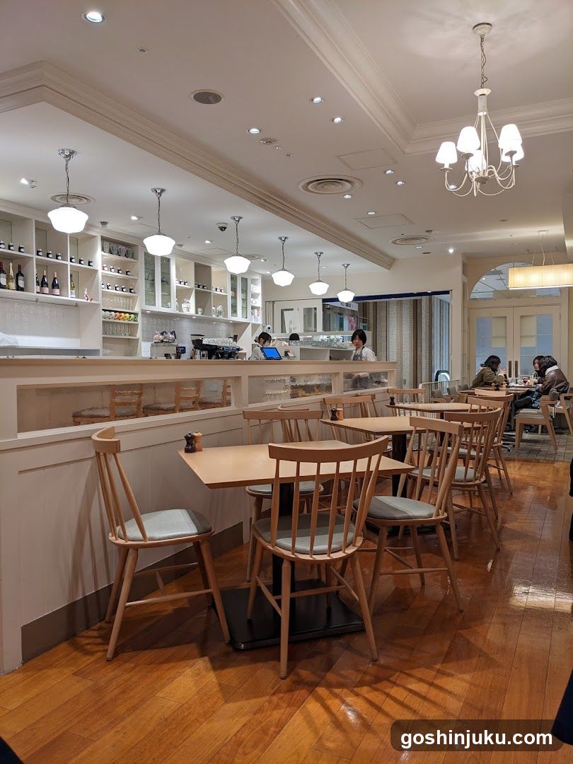 Interior of a cozy cafe or restaurant
