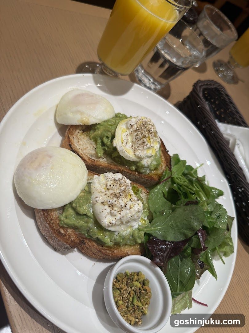 Avocado Toast with Poached Eggs