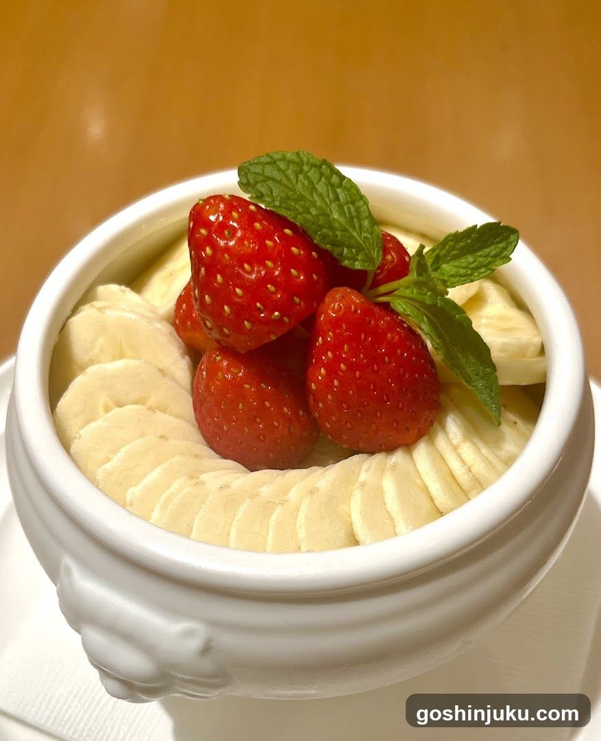 Strawberry and Banana Dessert Bowl