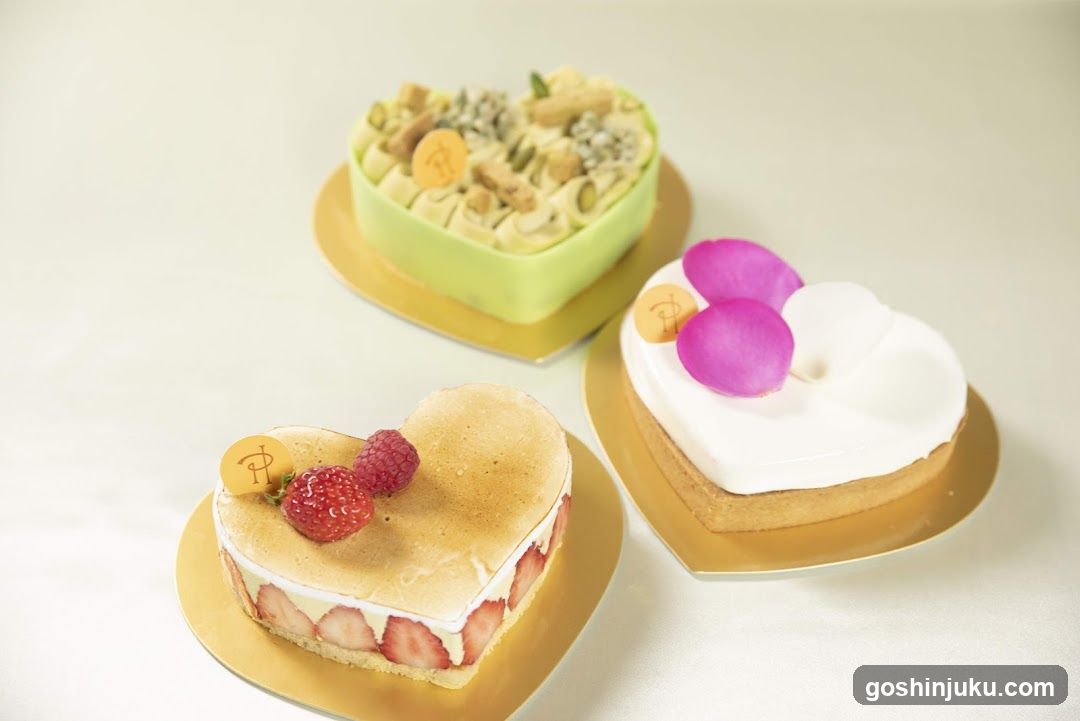 Heart-Shaped Pastries Display
