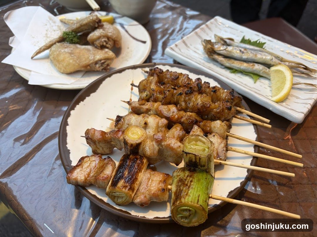 Grilled Skewrs and Fish