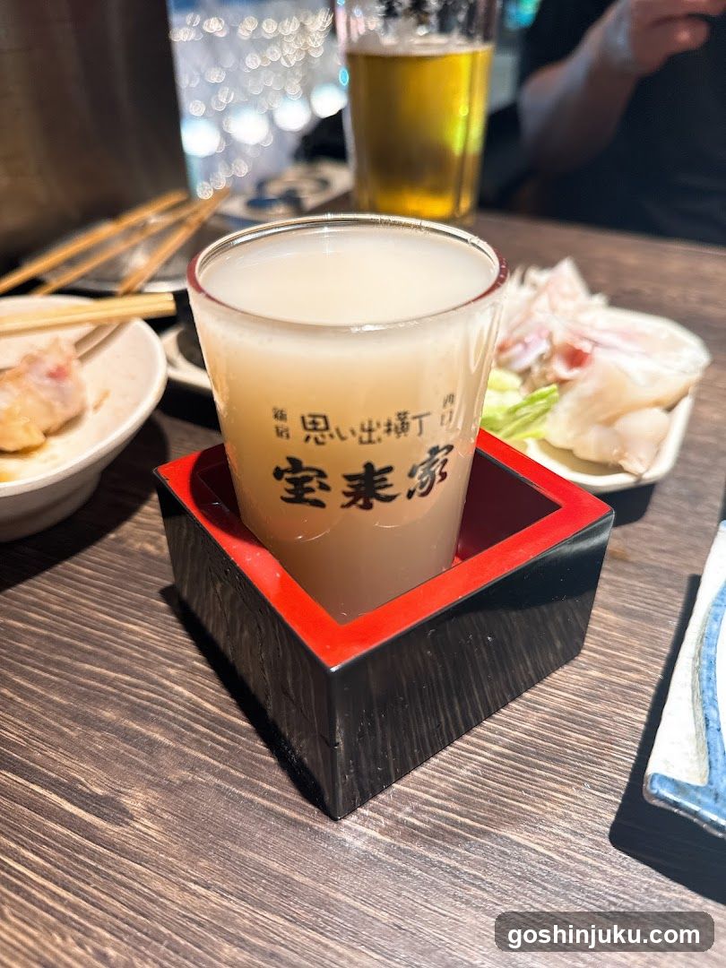 Dining Table with Drink and Food