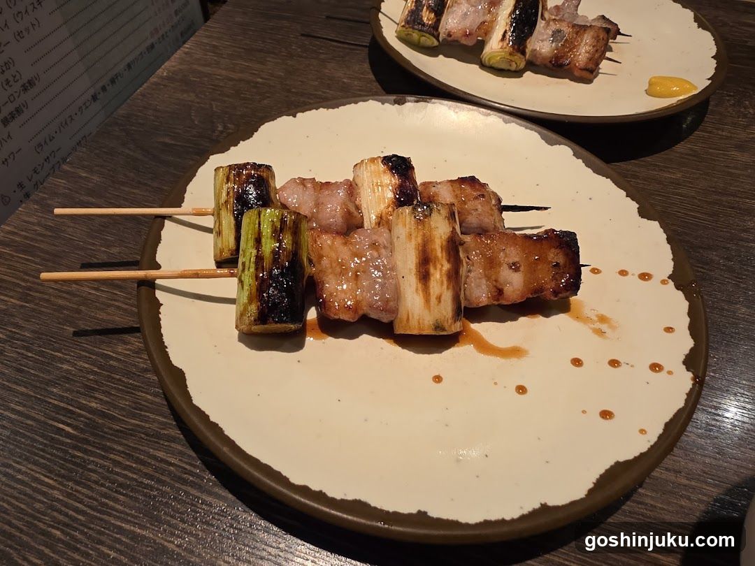 Grilled Skewers on a Plate