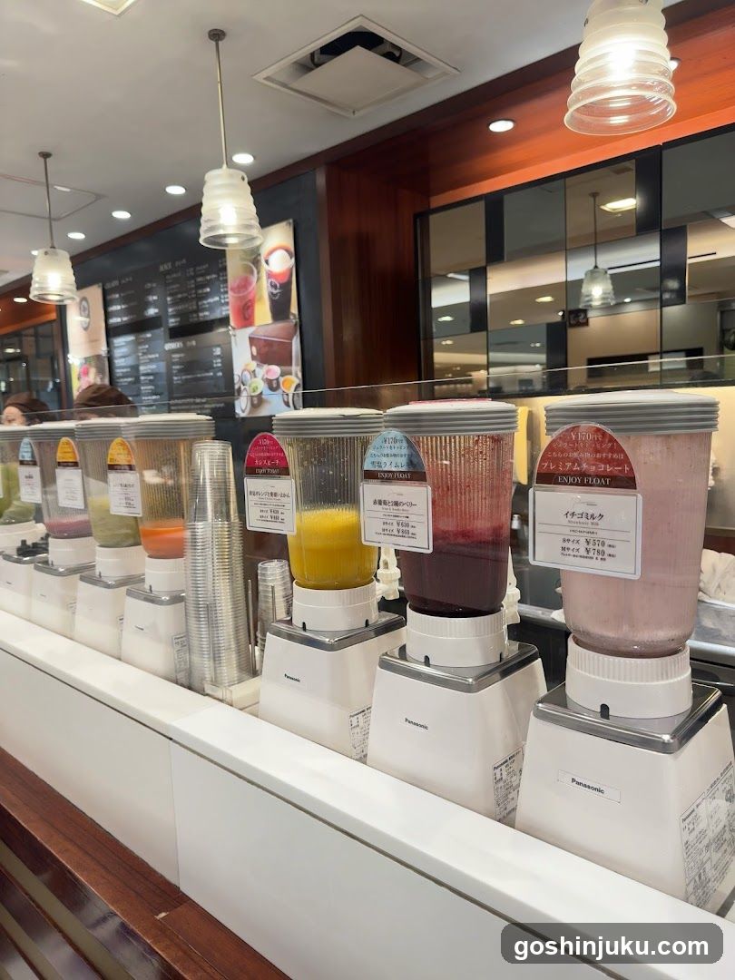 Beverage Dispensers in Store Interior