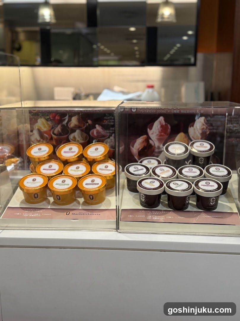 Ice cream display case