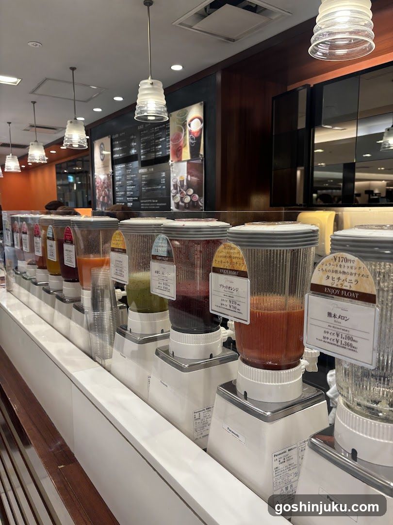 Beverage Station with Juice Dispensers