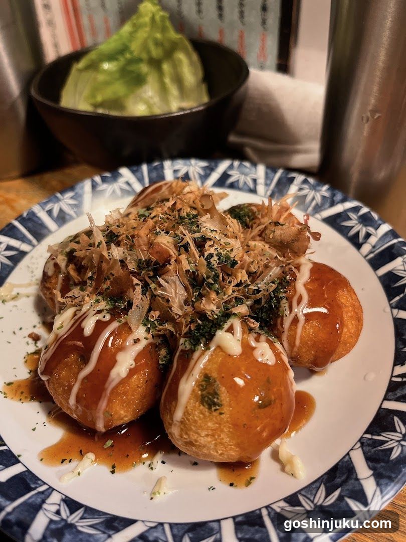Okonomiyaki with toppings