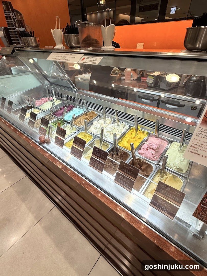 Gelato Display Case