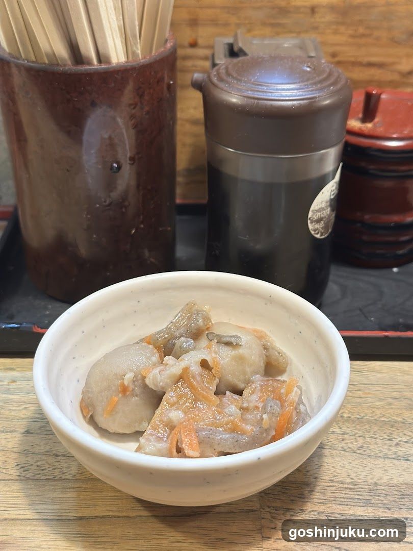 Bowl of Dishes with Condiments