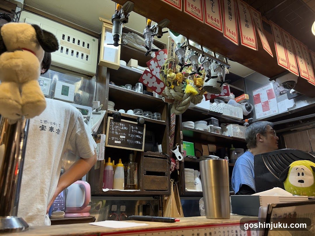 Interior of a Japanese restaurant or shop