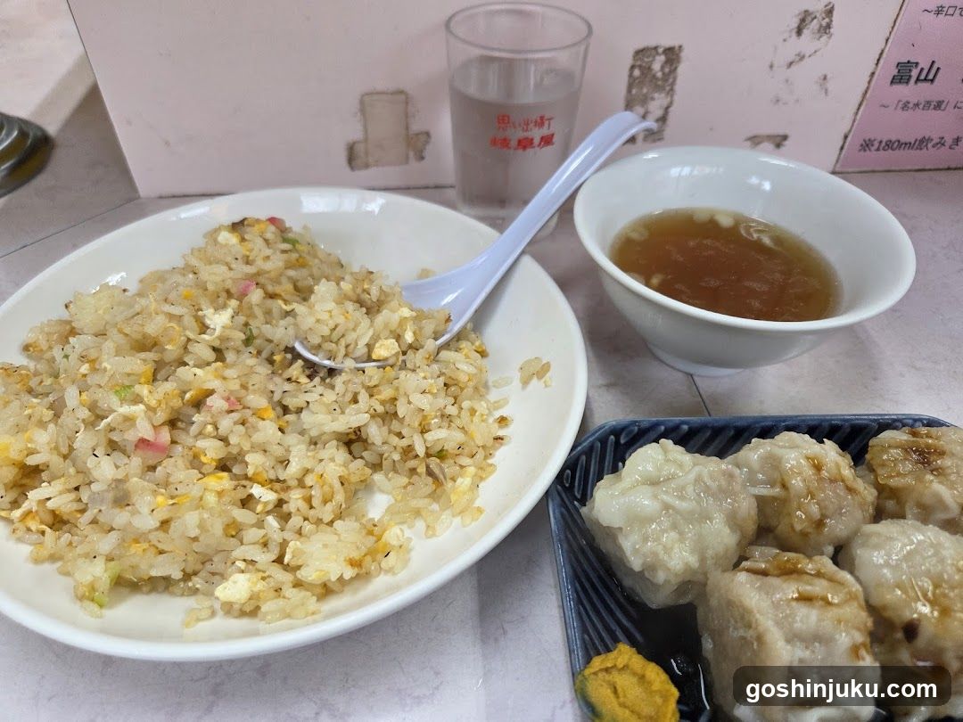 Fried Rice and Dumplings Meal
