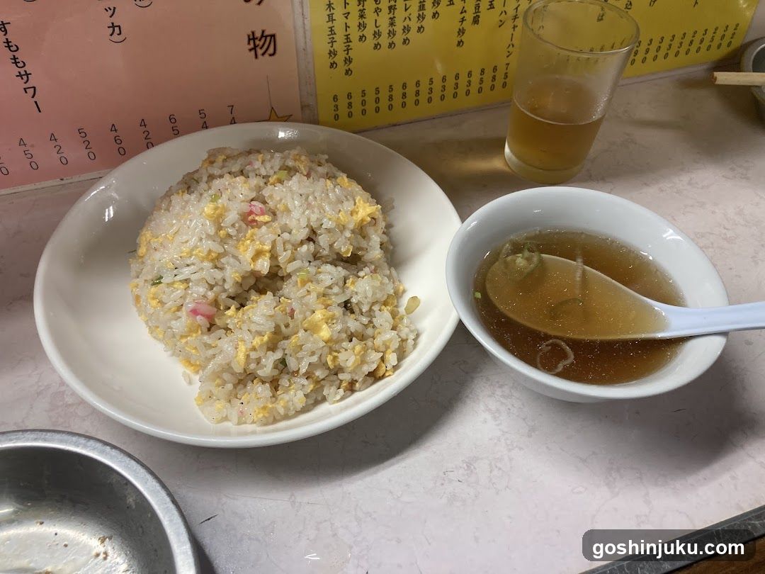 Rice Bowl and Soup at a Japanese Restaurant