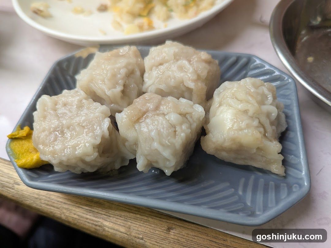 Dumplings on a plate