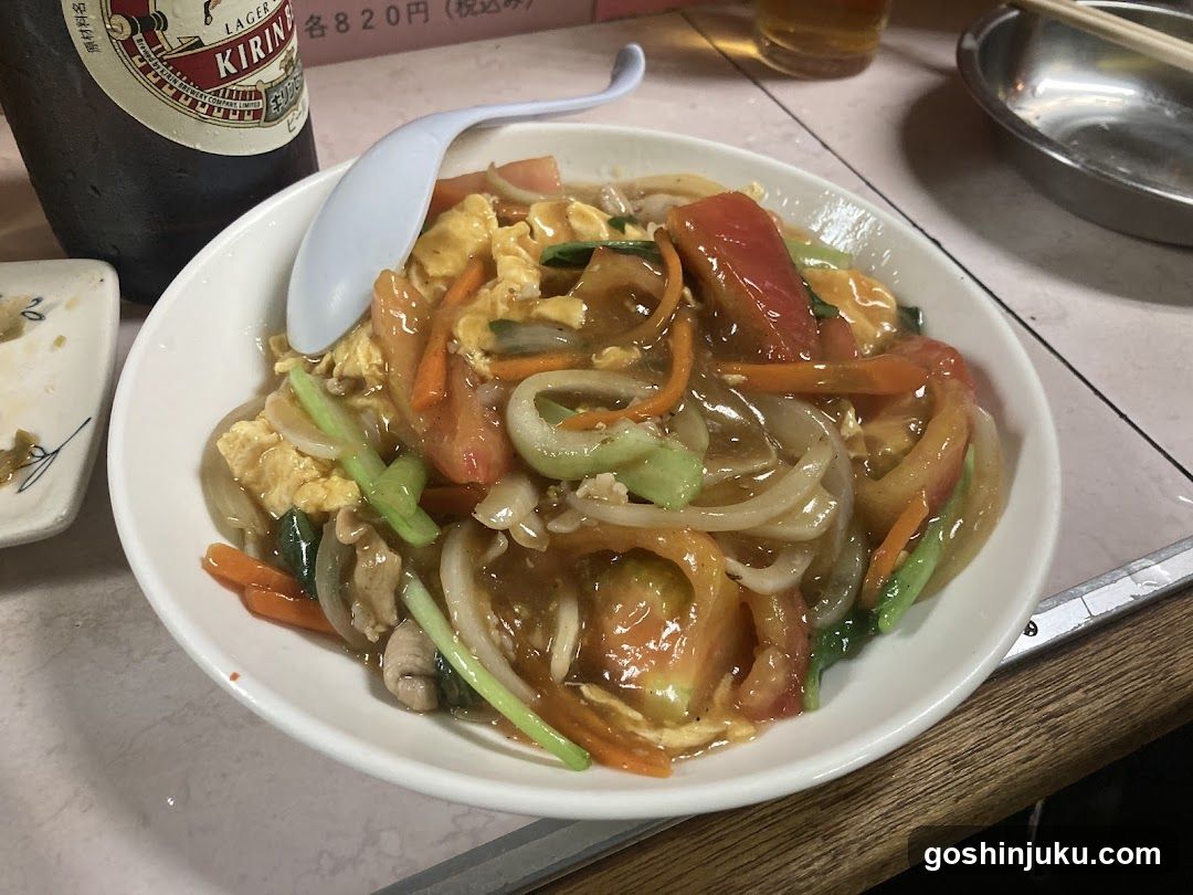 Stir-fried Noodles with Vegetables and Egg