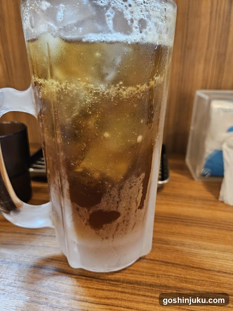 Iced Coffee in Glass Mug