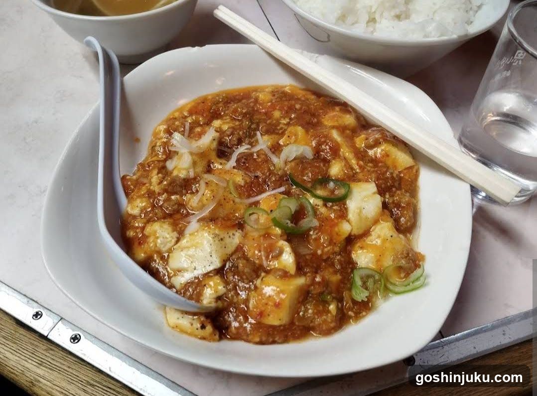 Mapo Tofu with Rice Bowl