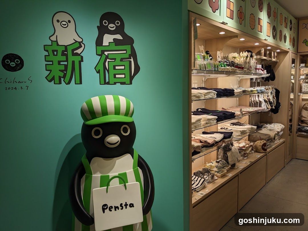 Pensta Store Interior with Character Display