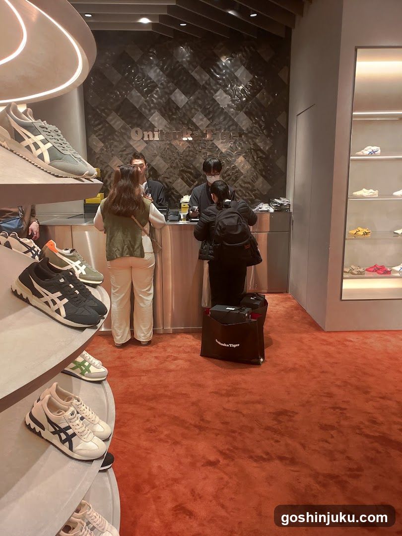 Onitsuka Tiger Store Interior