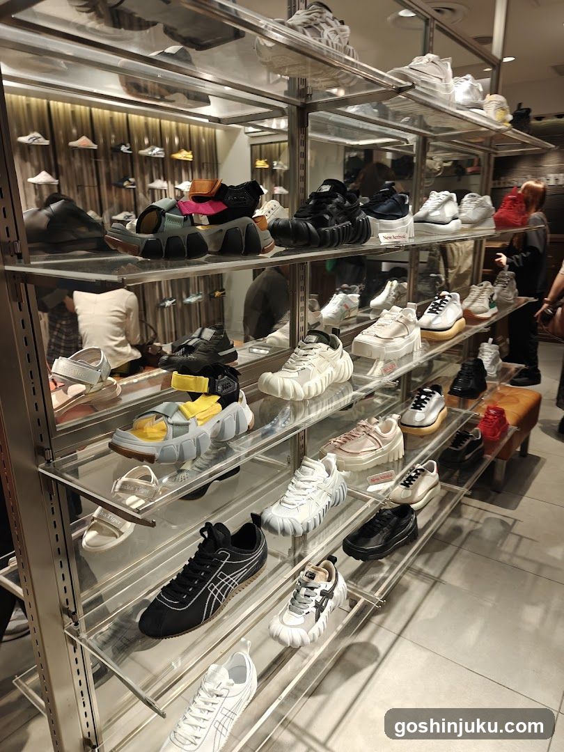 Shoe Display Rack in Store