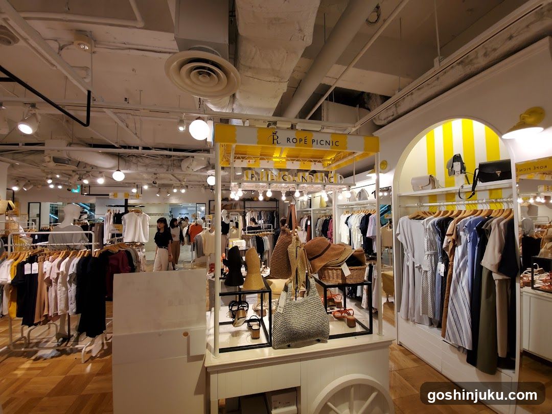 Clothing Store Interior Display