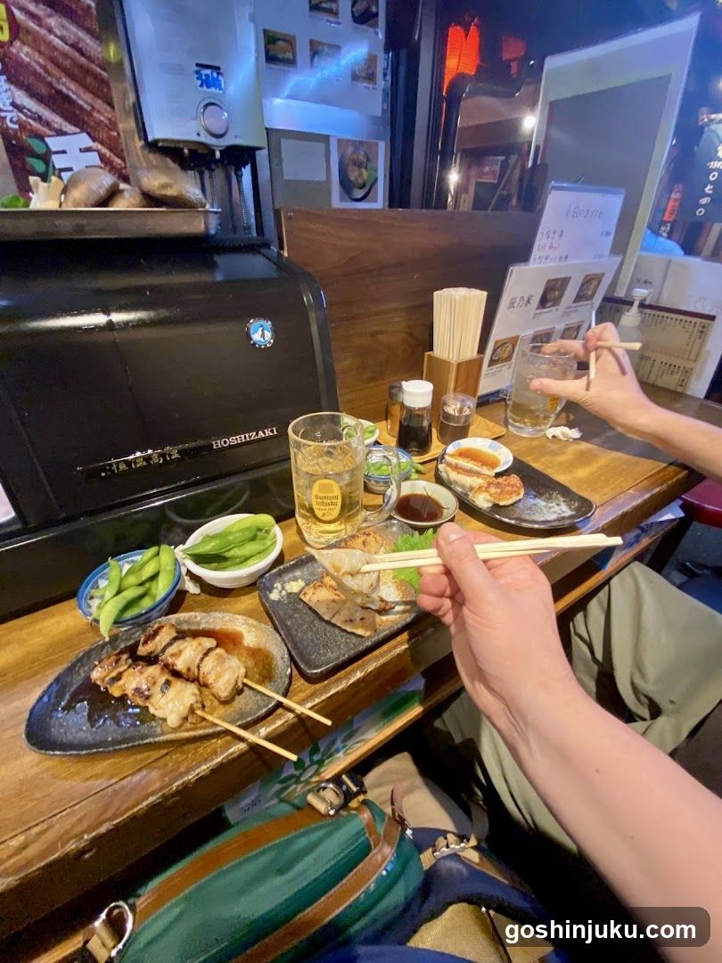 Dining at a Japanese Izakaya