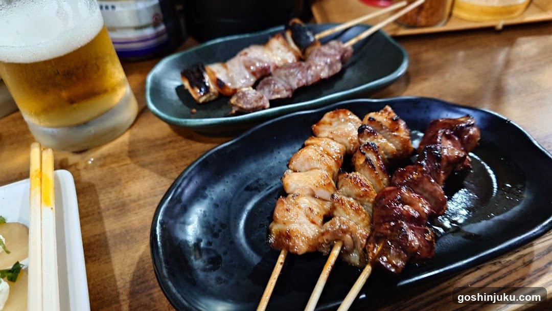 Grilled Skewers and Beer