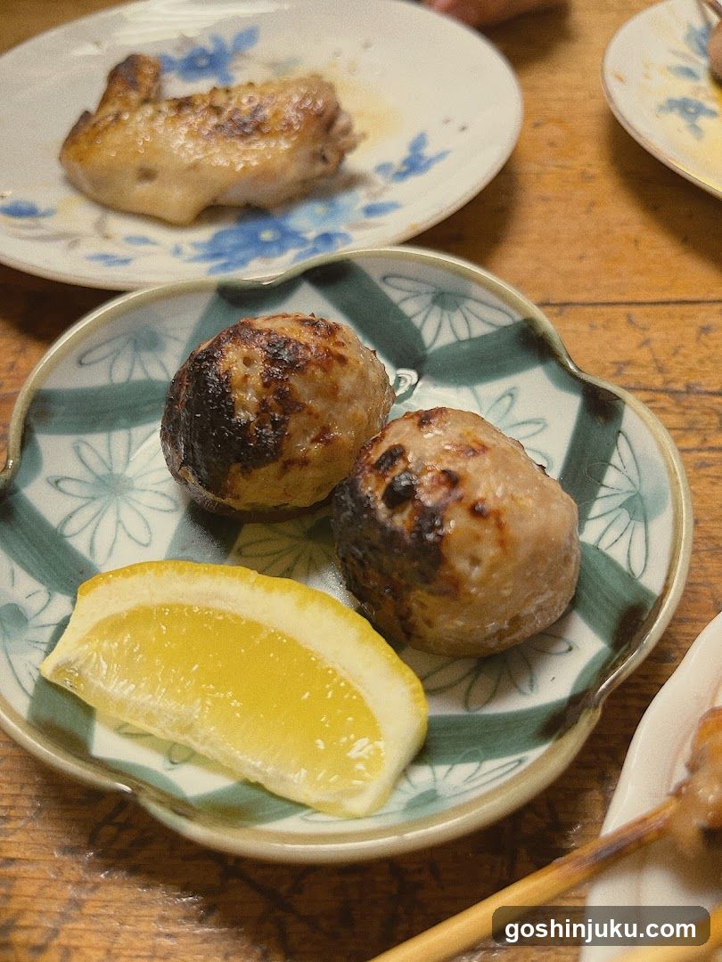 Grilled Meatballs with Lemon