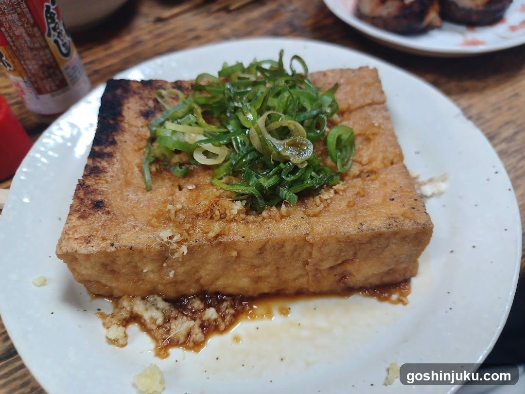 Grilled Tofu with Scallions