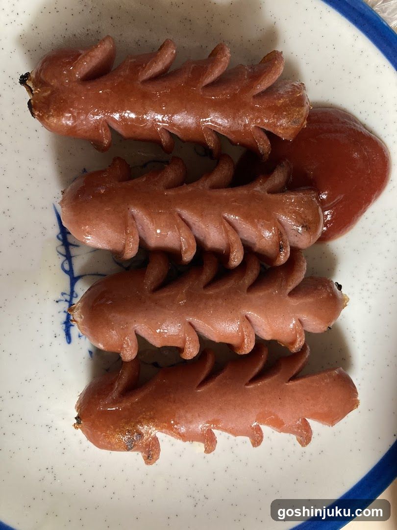 Sausages with Ketchup