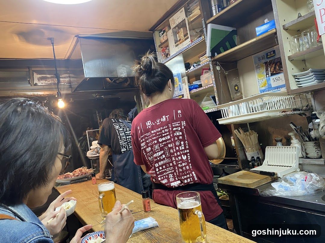 Bar Interior with Patrons and Staff