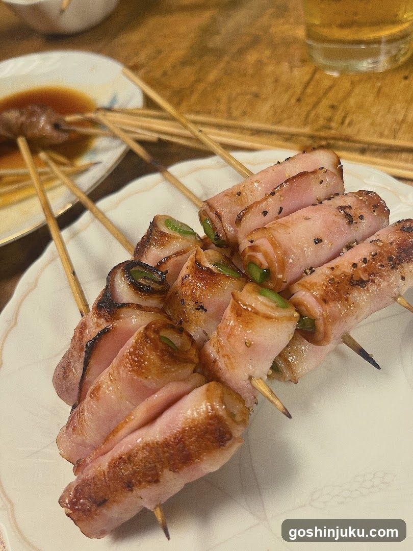 Grilled Bacon Wrapped Skewers