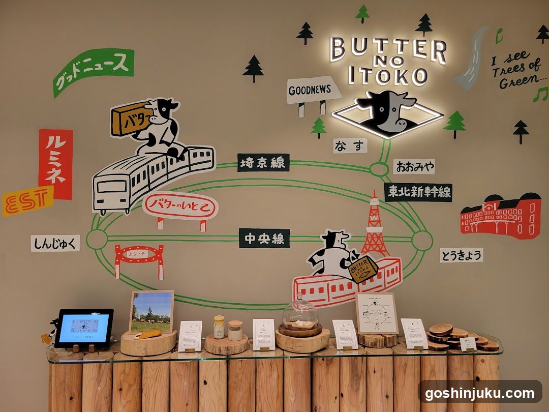 Butter no Itoko Interior Display