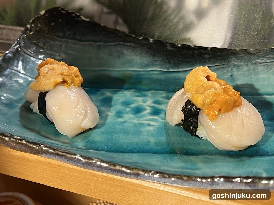 Sushi with Tuna and Unagi Roe