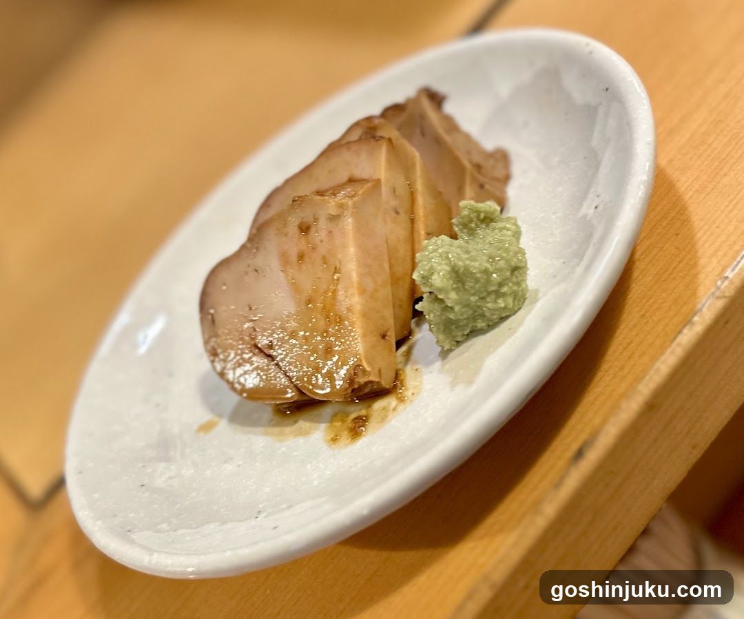 Sliced Meat with Wasabi