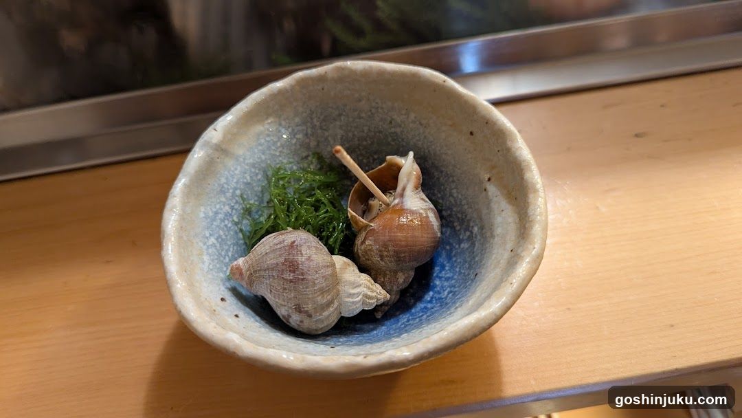 Bowl of Seashells with Garnish