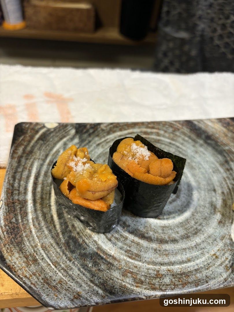 Sushi with Sea Urchin