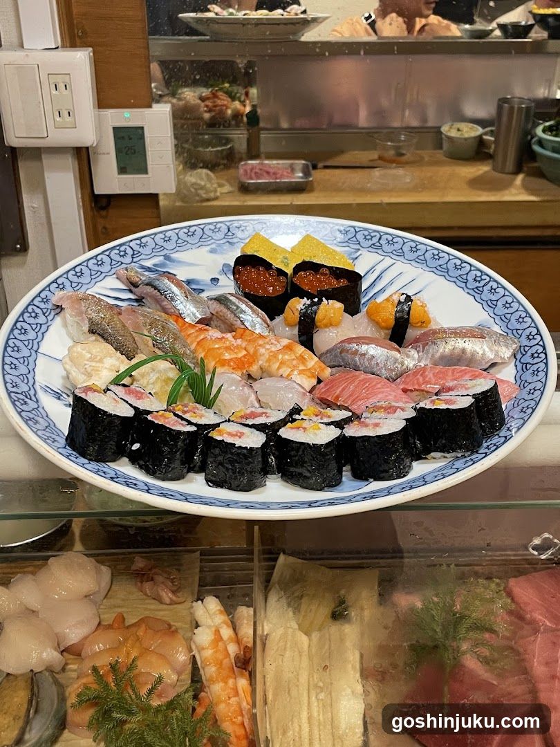 Sushi Platter Display