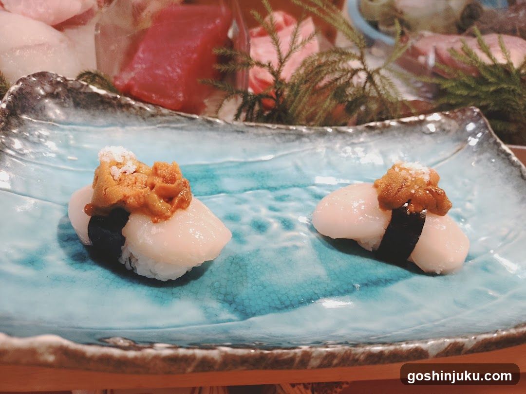 Sushi with Unagi Topping
