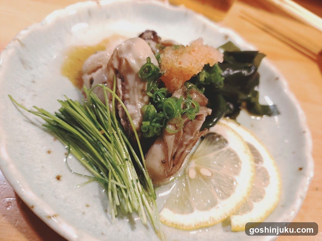 Grilled Oysters with Lemon and Greens