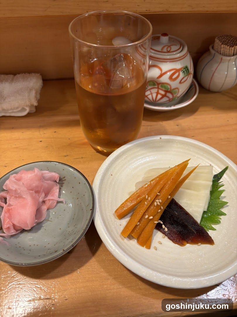 Japanese Appetizer Platter with Drink