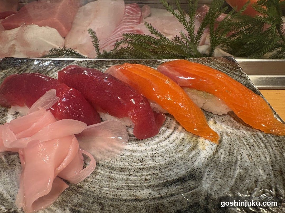 Sushi Platter with Raw Fish Slices