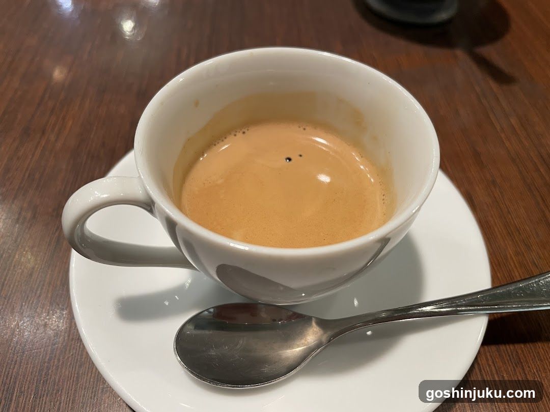 Espresso in White Cup