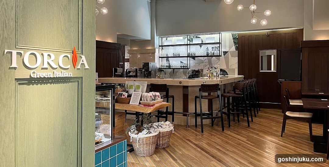 Interior of Torcia Green Italian Cafe